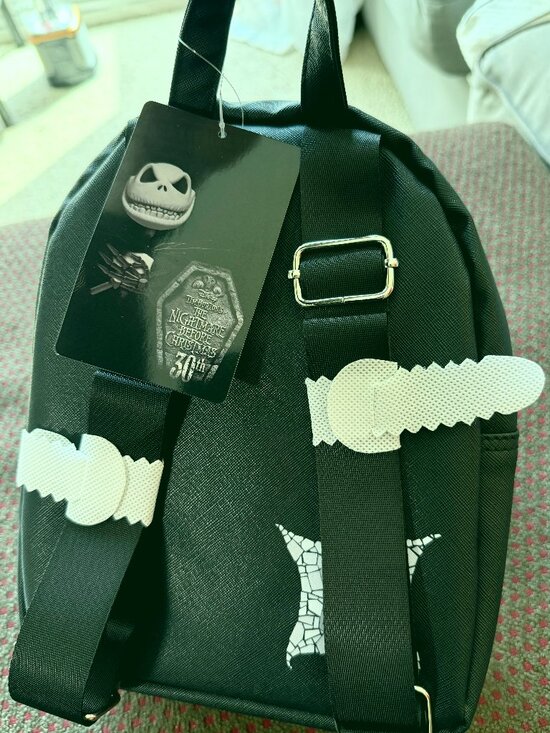 Disney Nightmare Before Christmas Jack Skellington Spider Web Mini Backpack NWT main image 11